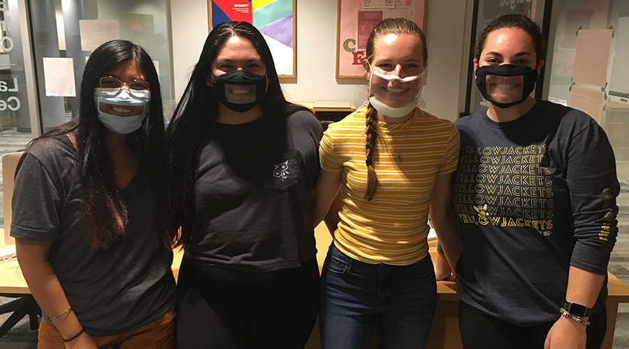 A group photo of the 2022 ASL Club officers.