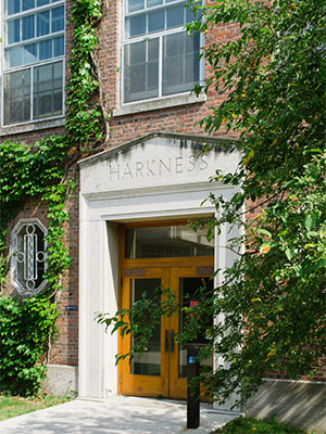 Exterior view of Harkness Hall