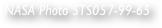 NASA Photo STS057-99-65