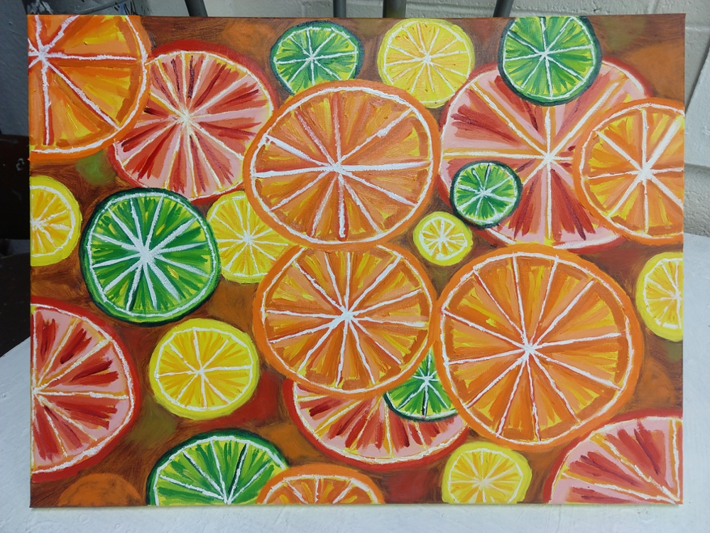 Citrus impressionism.