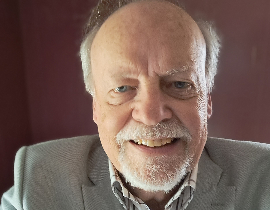 Professor Fehn smiling.