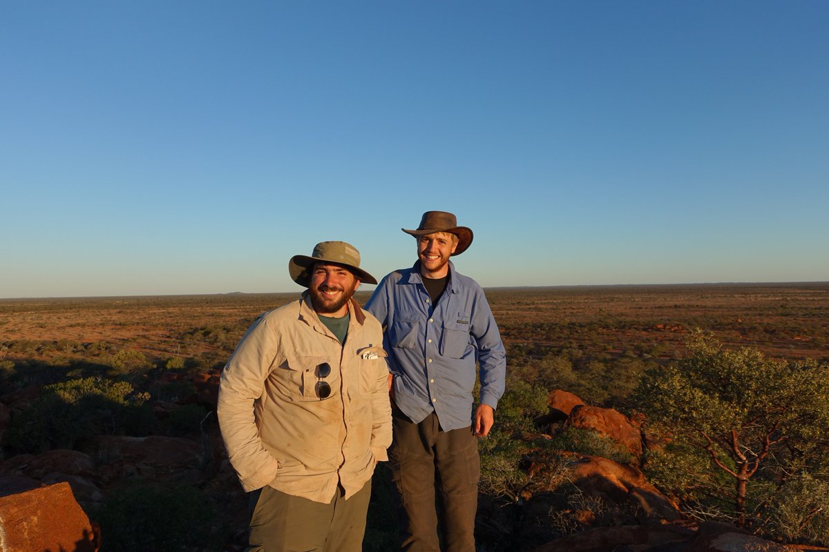 Students in the field