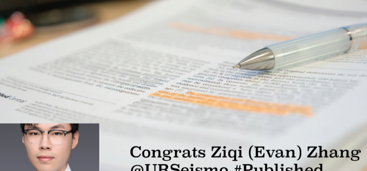 Congrats Evan! Ph.D. Student Paper Accepted