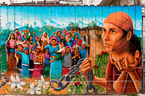 Chicano art mural from San Francisco