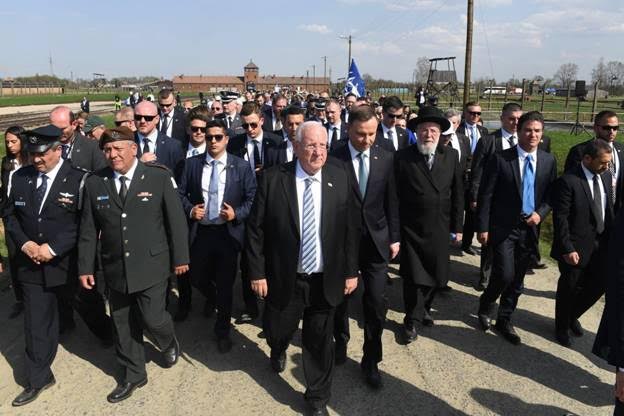 President Rivlin and Duda leads March of the Living
