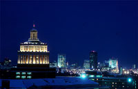 Rochester Skyline from Campus