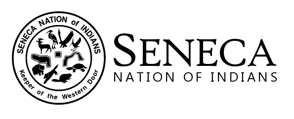 Seneca Nation logo that states: Seneca Nation of Indians; Keeper of the Western Door.