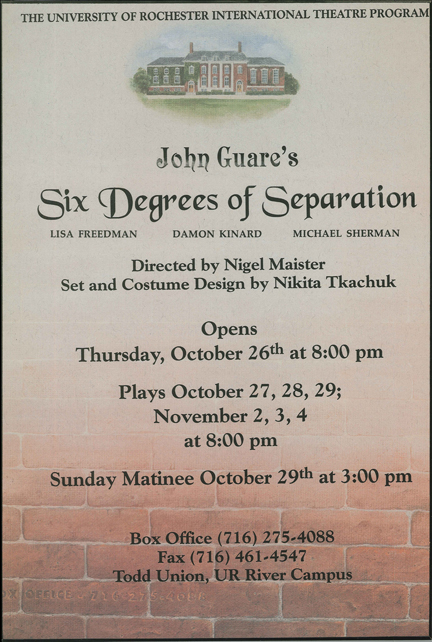 Poster for the production