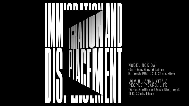 Immigration and Displacement Banner, Design by Adam Maida