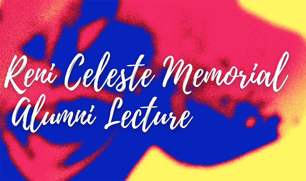 Reni Celeste Memorial Lecture banner.