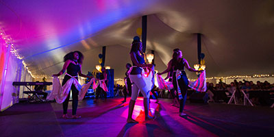 Dancers at the Rochester Dinner Revue.