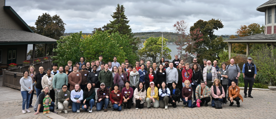 biology members posing for group photo