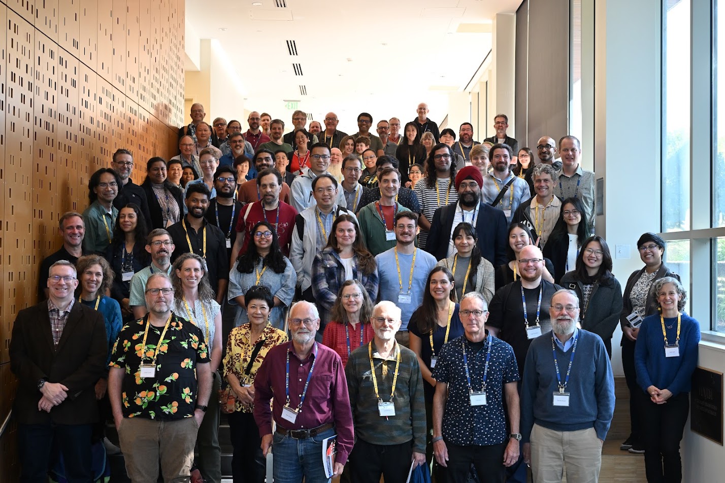 roc fest attendees posing for group photo