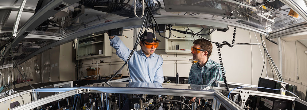 Students in lab