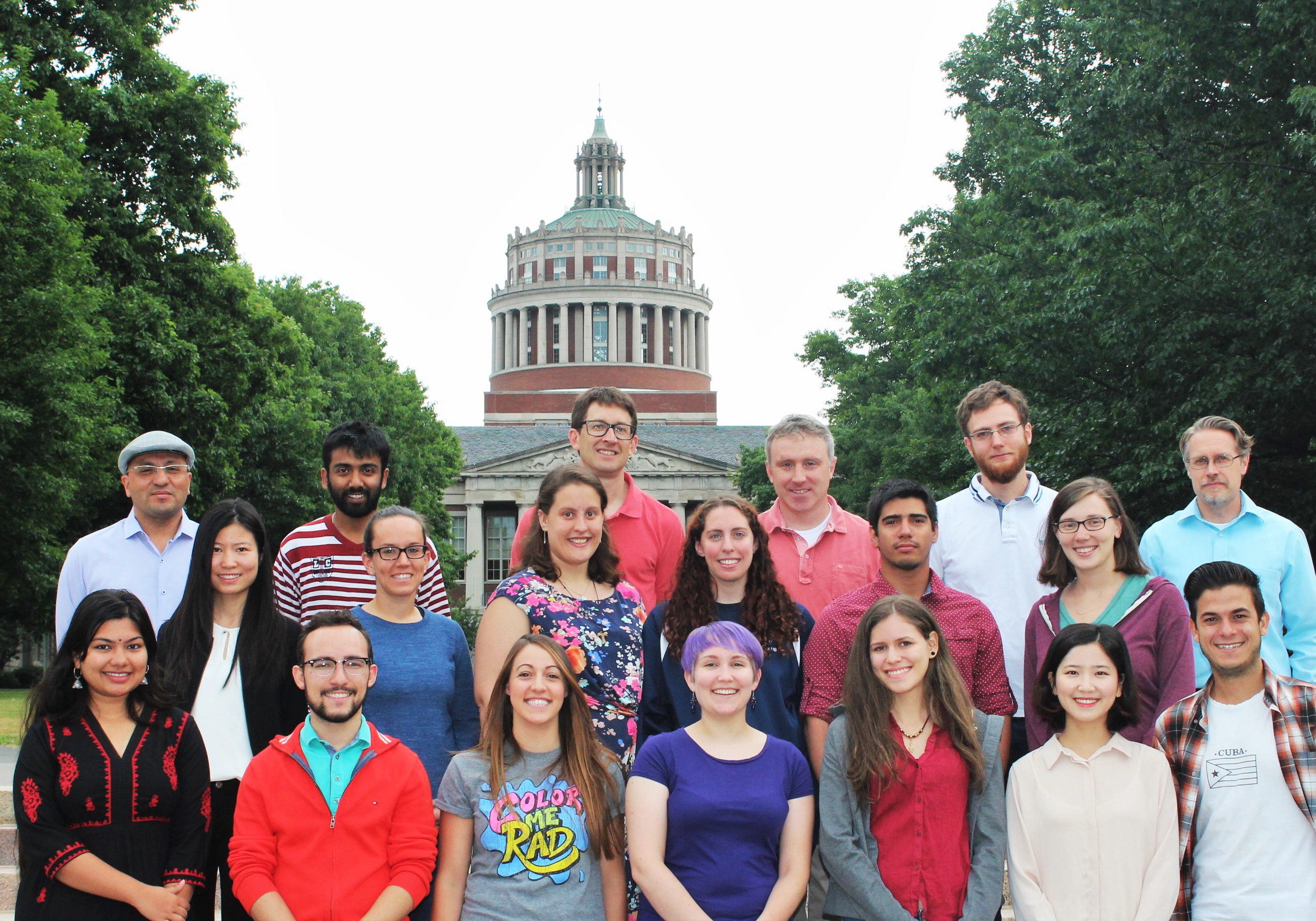  2016 International Summer Students with mentors and faculty advisors.