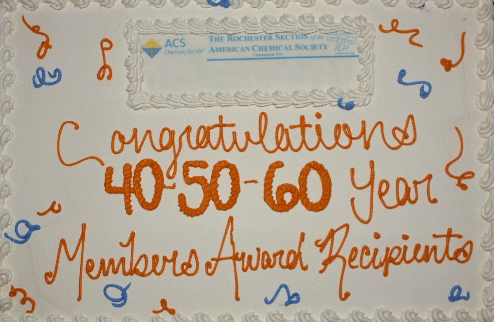 ACS 40, 50, 60 year Recognition