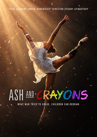 The movie poster featuring the movie name with a ballerina in the background.