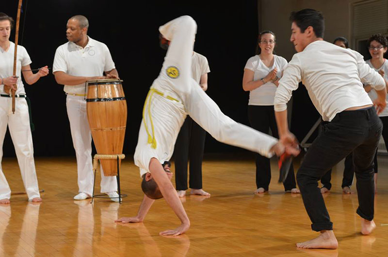 Dancers performing