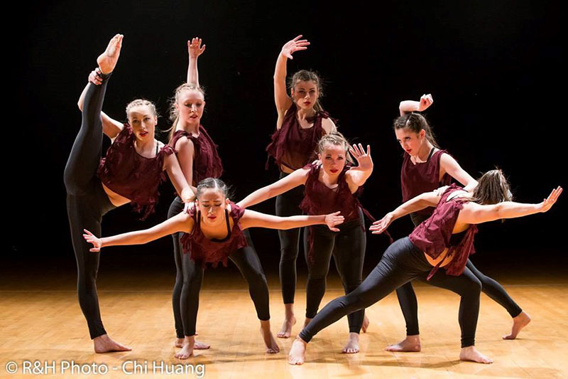 Dancers performing