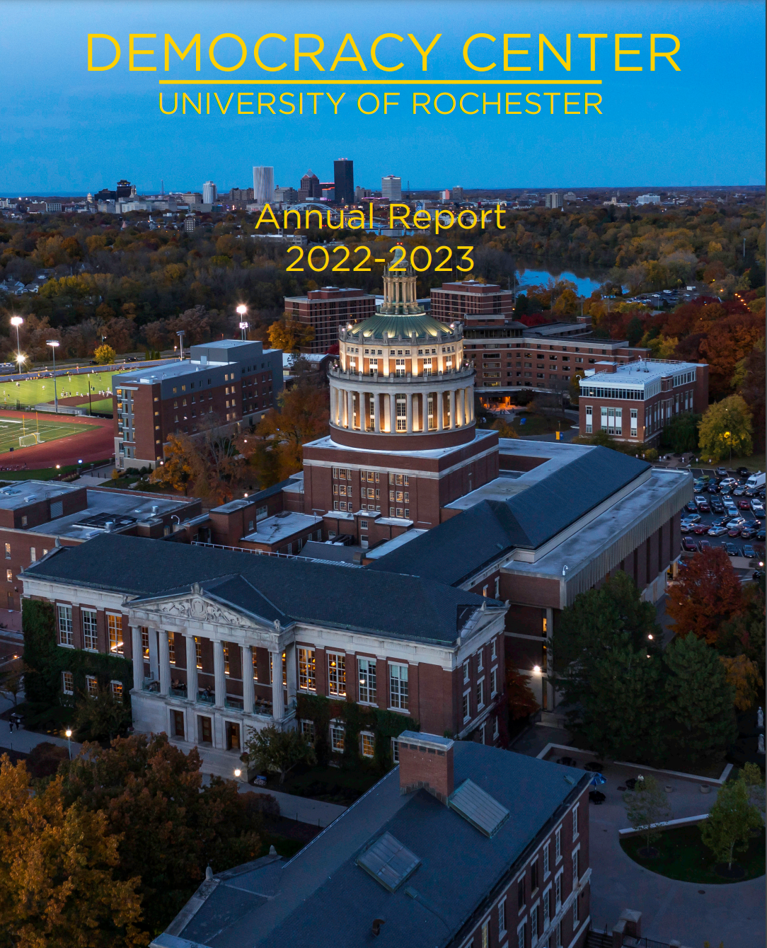 Cover of the 2022-2023 annual report