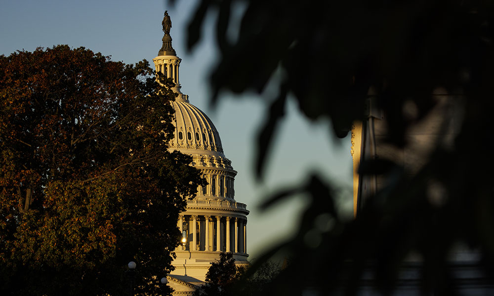 U.S. Capitol Dome at sunrise