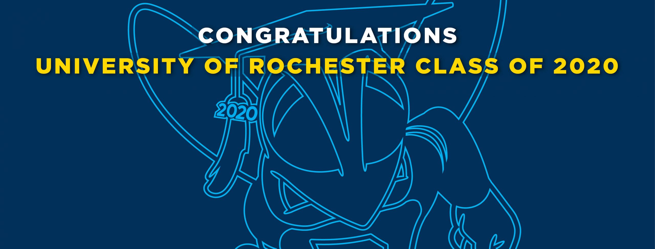 University of Rochester Class of 2020 banner.