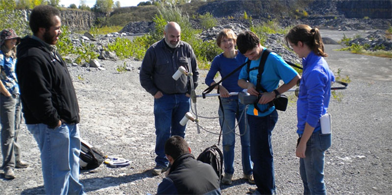 Students Studying Marcellus Shale