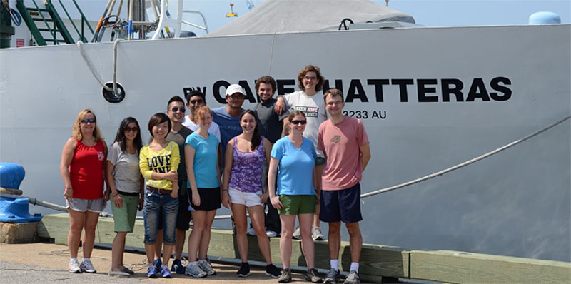 Oceanographic Field Work Group Photo