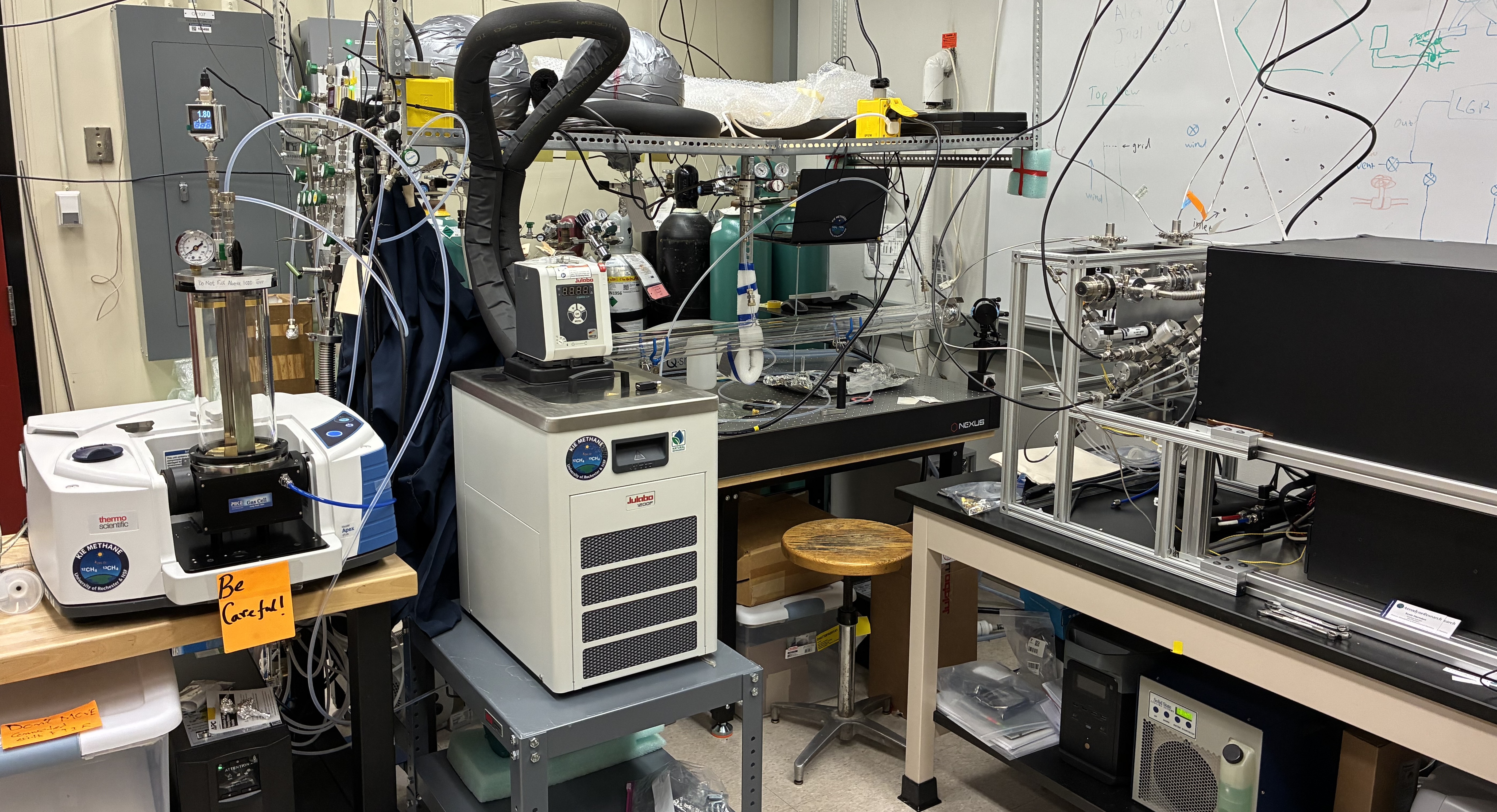 Image of kie lab setup