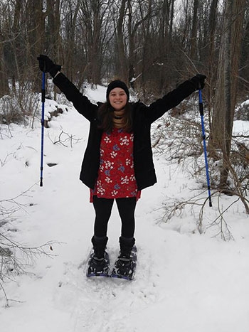 Snowshoeing