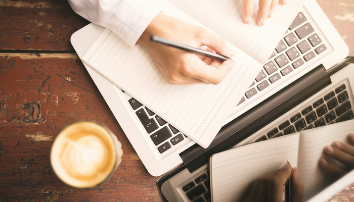 Stock photo student writing