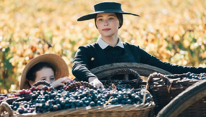 Screenshot of 'Widow Cliquot' film