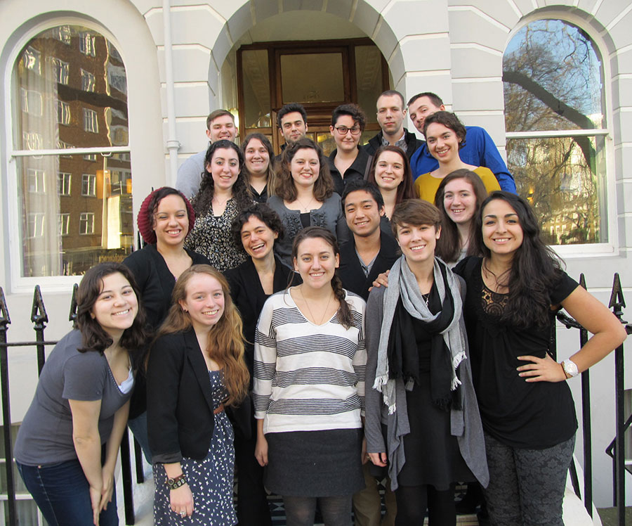 Theatre in England group photo