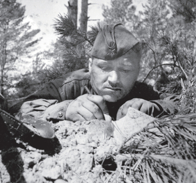 Red Army soldier writes home during World War II.