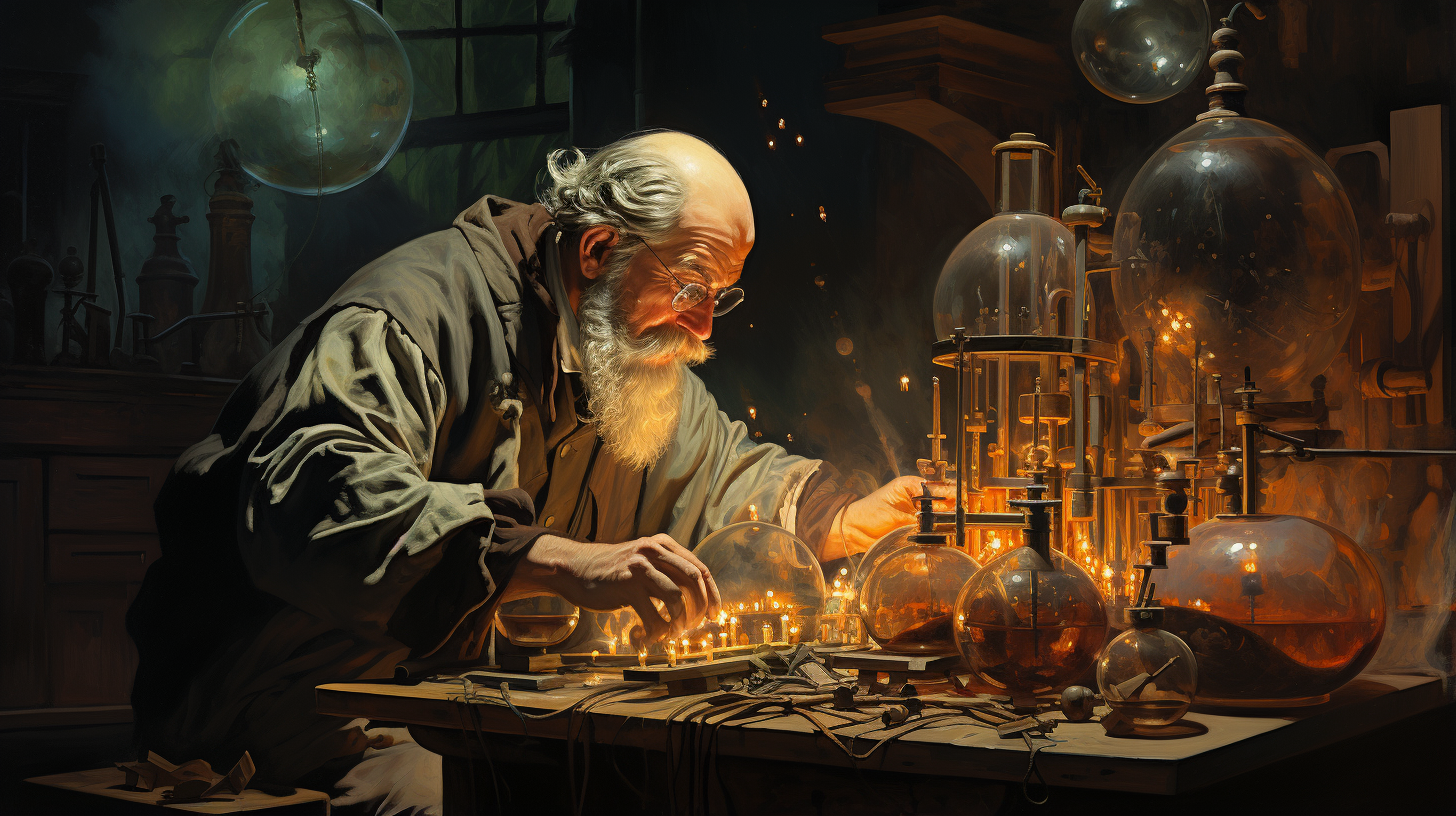 cfr0z3n_classical_painting_of_an_alchemist_pouring_beakers_of_d_a5933ecd-b61e-43aa-911a-e1dc28e6b2fc-1.webp