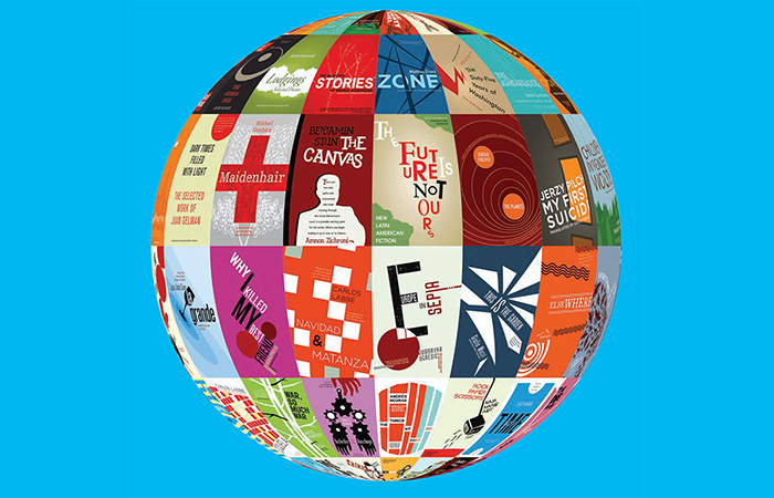 Globe of books