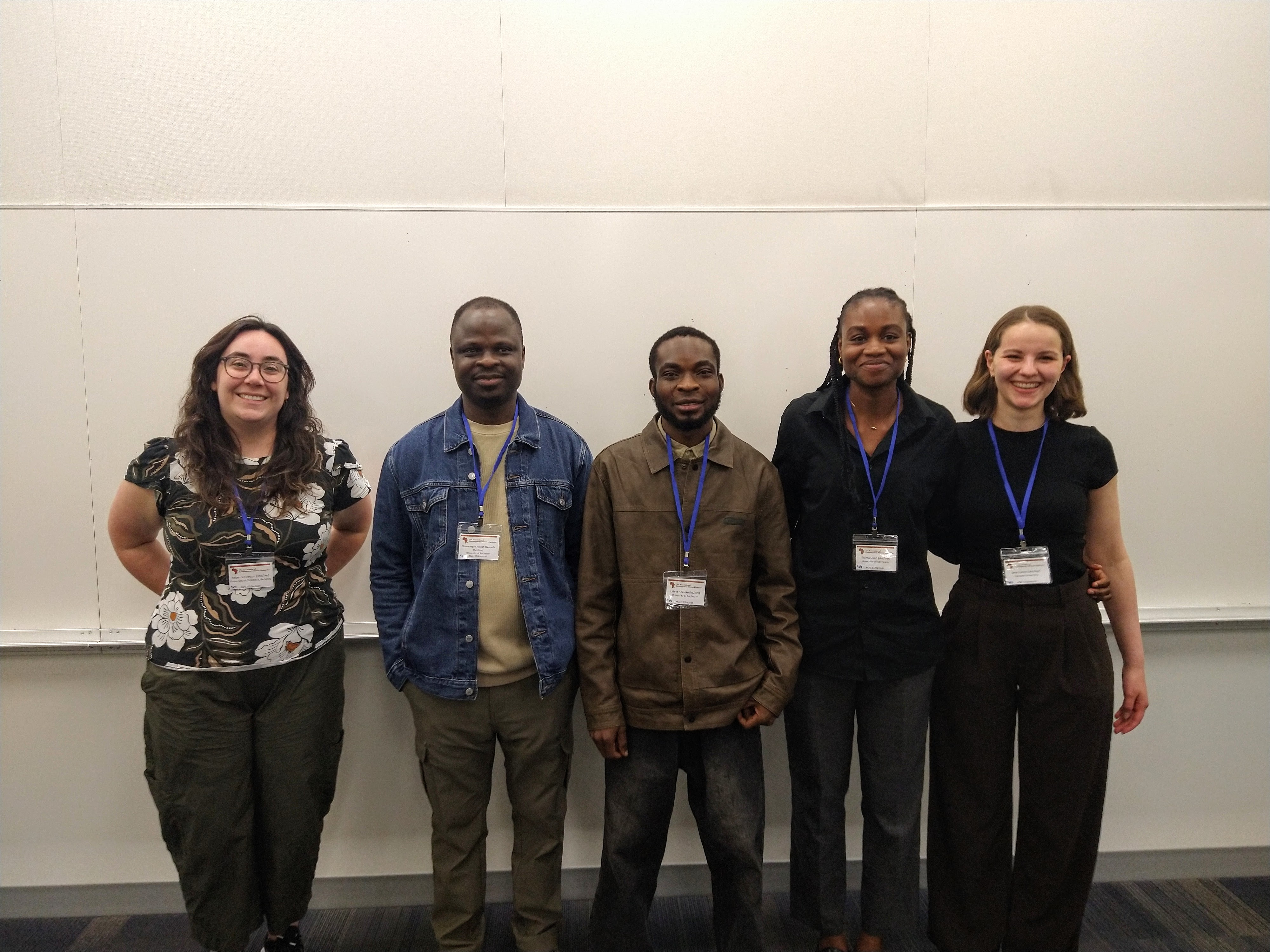 Current and Former graduate students of the University of Rochester