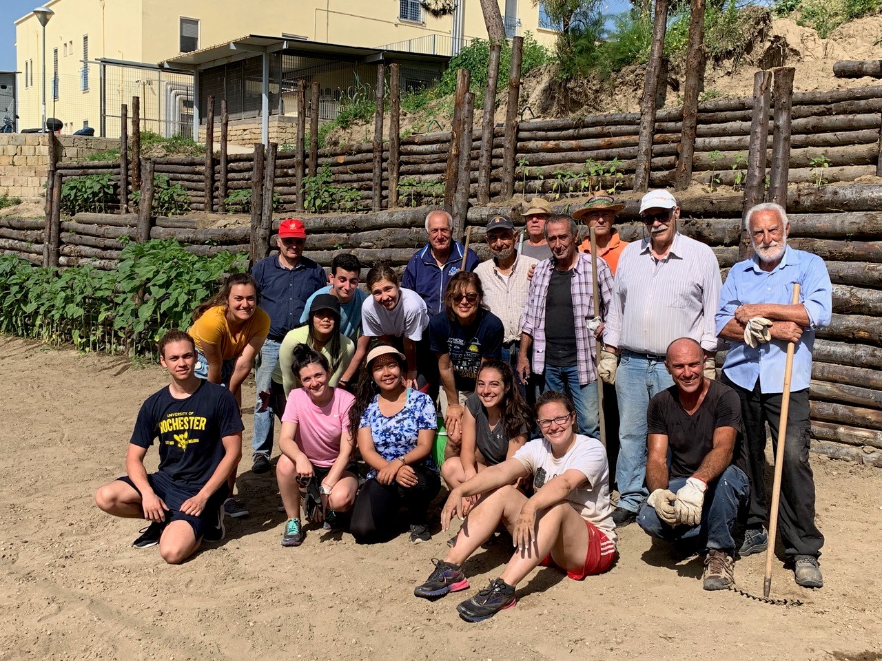 A group photo in Procida.