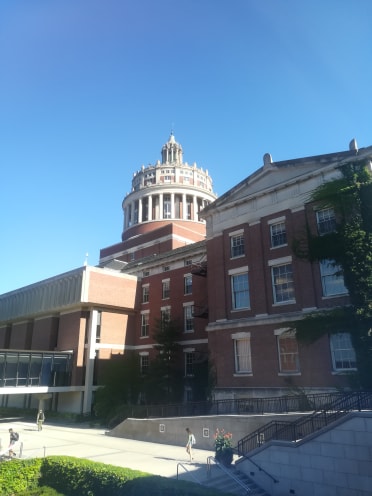 douglass side of rush rhees library