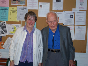 Irving and Jane Bentsen at the ceremony