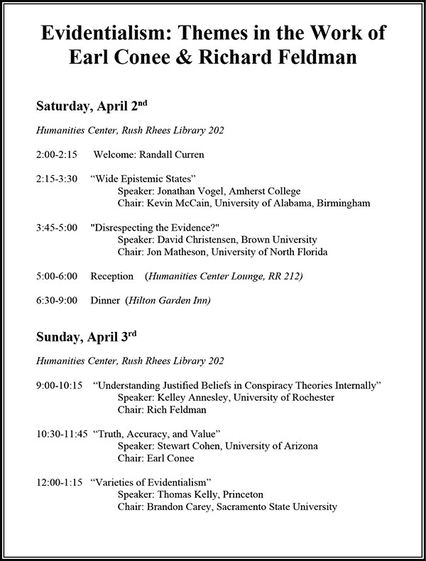 Conference program.