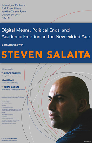 Steven Salaita poster