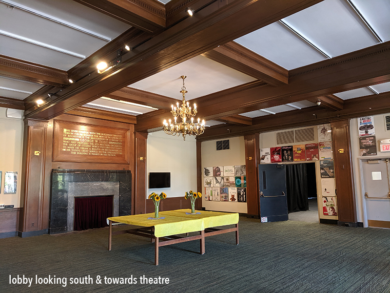 Lobby looking south towards theatre