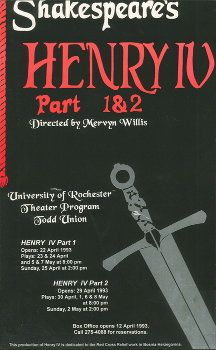 Poster for the production